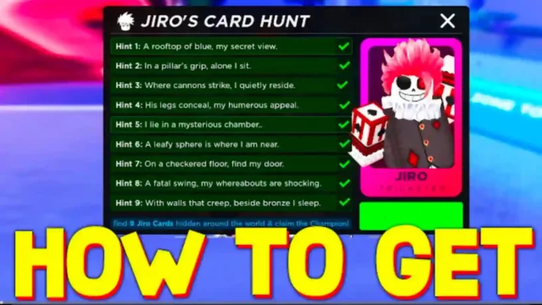 Blade Ball: How to get Jiro Trickster & Jiro Card Locations (Card Hunt)